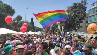 Desfile del Orgullo Gay en Haifa. 