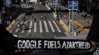 Imagen de la protesta en San Francisco. 