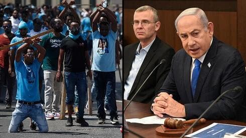 Disturbios eritreos en Tel Aviv, Benjamín Netanyahu. 