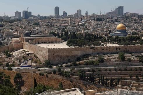 Jerusalem Este y la mezquita de Al-Aqsa.