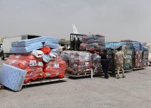 Imágenes de la inundación en Libia. 