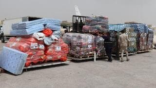 Imágenes de la inundación en Libia. 