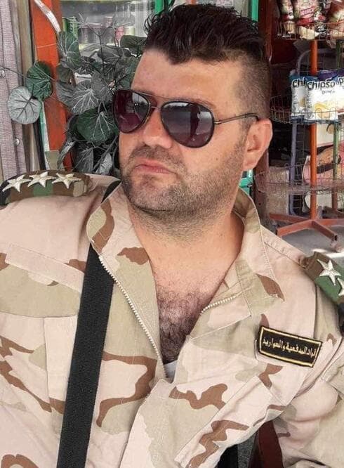 Isa Taha Hamoud, ingeniero del ejército sirio. 