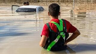 Una foto que ilustra la magnitud del desastre en Libia