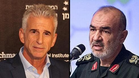 David Barnea, del Mossad, y Hossein Salami, de la Guardia Revolucionaria Islámica. (AP, Yariv Katz) David Barnea, del Mossad, y Hossein Salami, de la Guardia Revolucionaria Islámica.