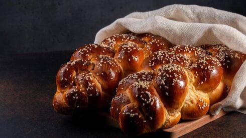Pan de jalá, alimento tradicional de Rosh Hashaná. 