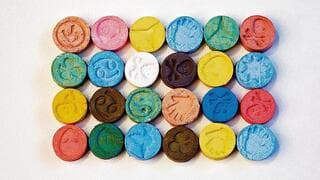 Tabletas de MDMA. 