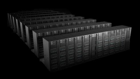 La supercomputadora HGX de Nvidia. 