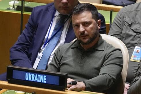 Volodimir Zelenski, presidente de Ucrania. 