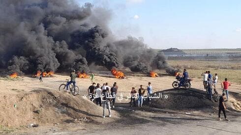 Disturbios en la frontera entre Israel y Gaza. 