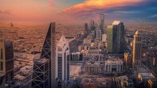 Riad, la moderna capital de Arabia Saudita. 
