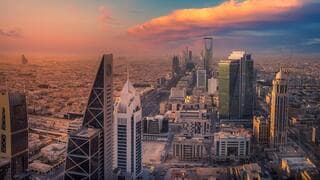 Riad, la moderna capital de Arabia Saudita. 
