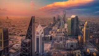 Riad, la moderna capital de Arabia Saudita. 