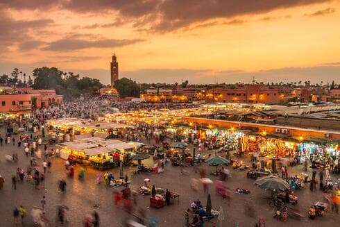 Plaza Jemaa el-Fnaa. 