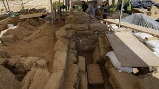 Excavaciones en Gaza.
