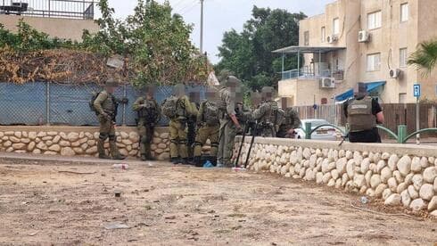 Tropas de las FDI en Ofakim. 