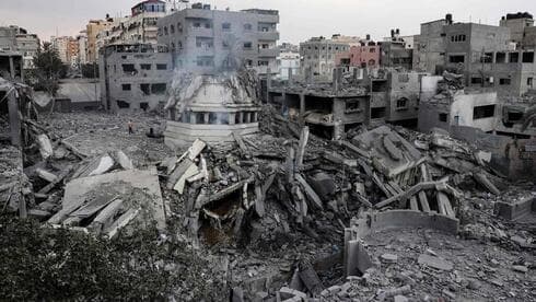 Destrucción en Gaza tras los ataques israelíes.