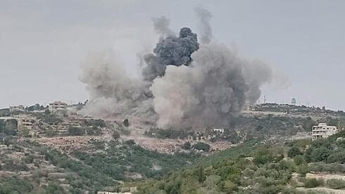 Israel atacó en varios lugares de Líbano. 