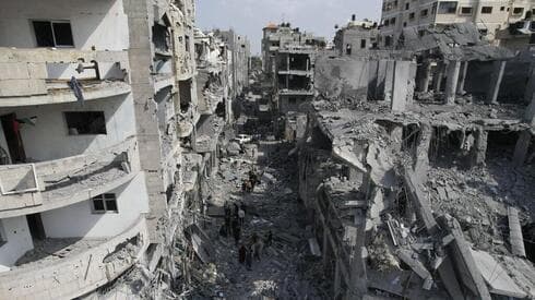 Gaza, en ruinas tras los bombardeos de las FDI.