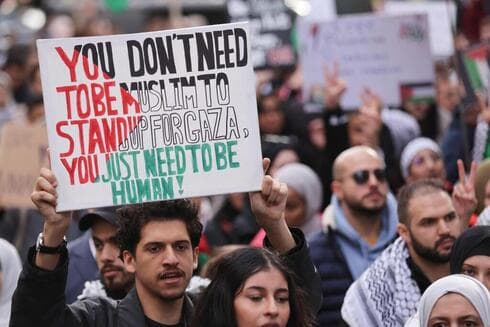 Manifestación pro Palestina en Londres.