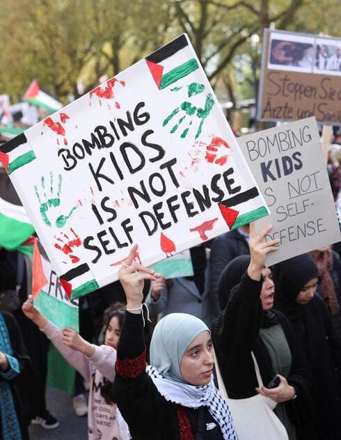 Manifestación pro Palestina en Londres. 