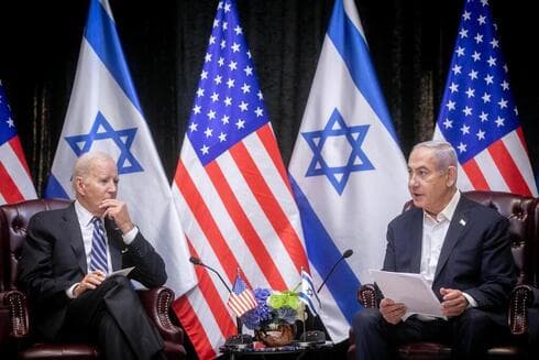 Joe Biden y Benjamín Netanyahu. 