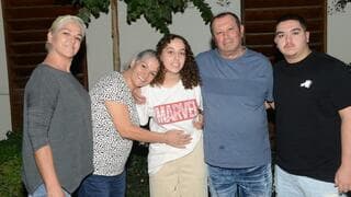 Uri Magidish y su familia.