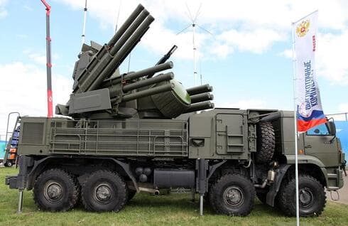 El sistema SA-22 fotografiado en Rusia en 2013. 