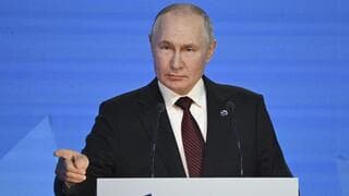 Vladimir Putin, presidente de Rusia. 