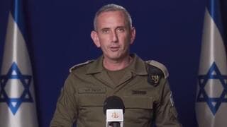 Daniel Hagari, portavoz de las FDI. 