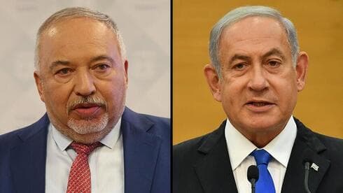 Liberman y Netanyahu.
