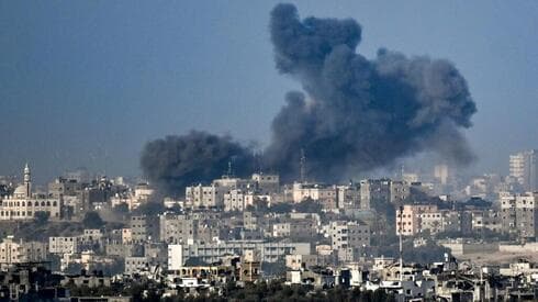 Ataque aéreo de las FDI contra Hamás en Gaza.
