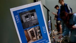 Acto contra el antisemitismo en Buenos Aires. 