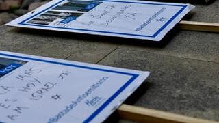 Acto contra el antisemitismo en Buenos Aires. 