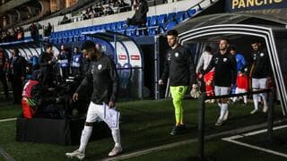 Jugadores de las selección de Israel, que empató 1-1 contra Suiza por la clasificación a la Eurocopa 2024.