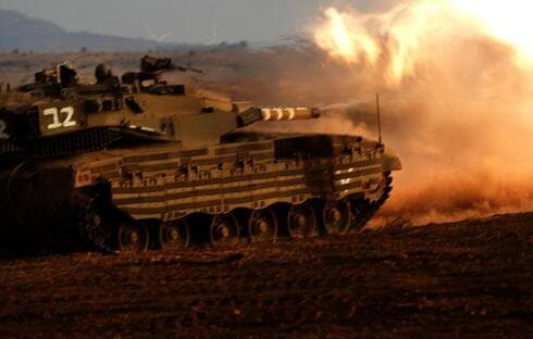 Las FDI dentro de Gaza.