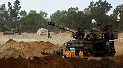 Fuerzas de las FDI en la Franja de Gaza.
