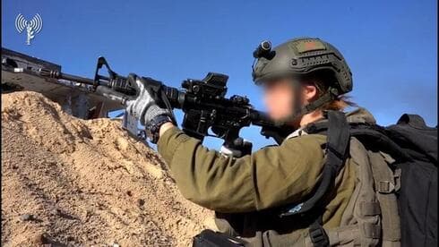 Soldado del Batallón Shachar, en Gaza
