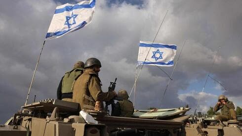 Las FDI al norte de la Franja de Gaza.