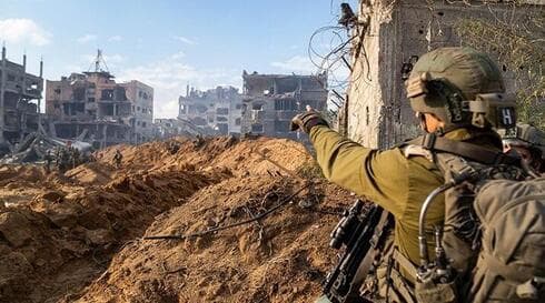 Las FDI operando en la Franja de Gaza.