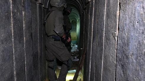 Túneles terroristas encontrados por las FDI en Gaza.