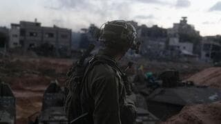 Actividad terrestre de las fuerzas de Tzáhal en la Franja de Gaza.