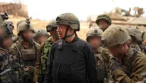 El Ministro de Defensa, Yoav Gallant, en la Franja de Gaza (Foto:Ministerio de Defensa) El Ministro de Defensa, Yoav Gallant, en la Franja de Gaza