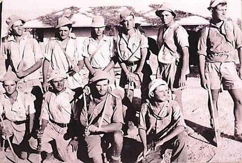 Los Palmach cuando asumieron la defensa de la población judía. (Cortesía de la familia Ben Dror) Los Palmach cuando asumieron la defensa de la población judía.