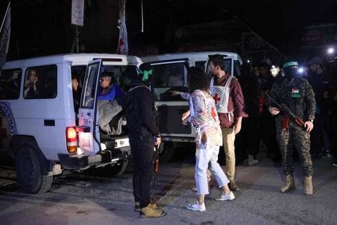 Primera liberación de rehenes tras estar en cautiverio de Hamás.