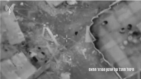 Las FDI atacando objetivos en la Franja de Gaza.