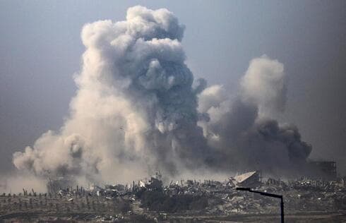 Ataque de las FDI en la Franja de Gaza.