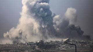 Ataque de las FDI en la Franja de Gaza.