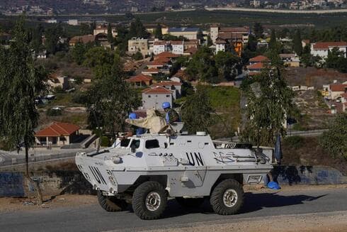 Fuerzas de paz de la ONU a lo largo de la frontera entre Israel y el Líbano