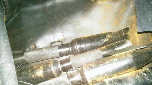 Armas de Hamás encontradas en Gaza